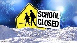 Picture of school closed sign.